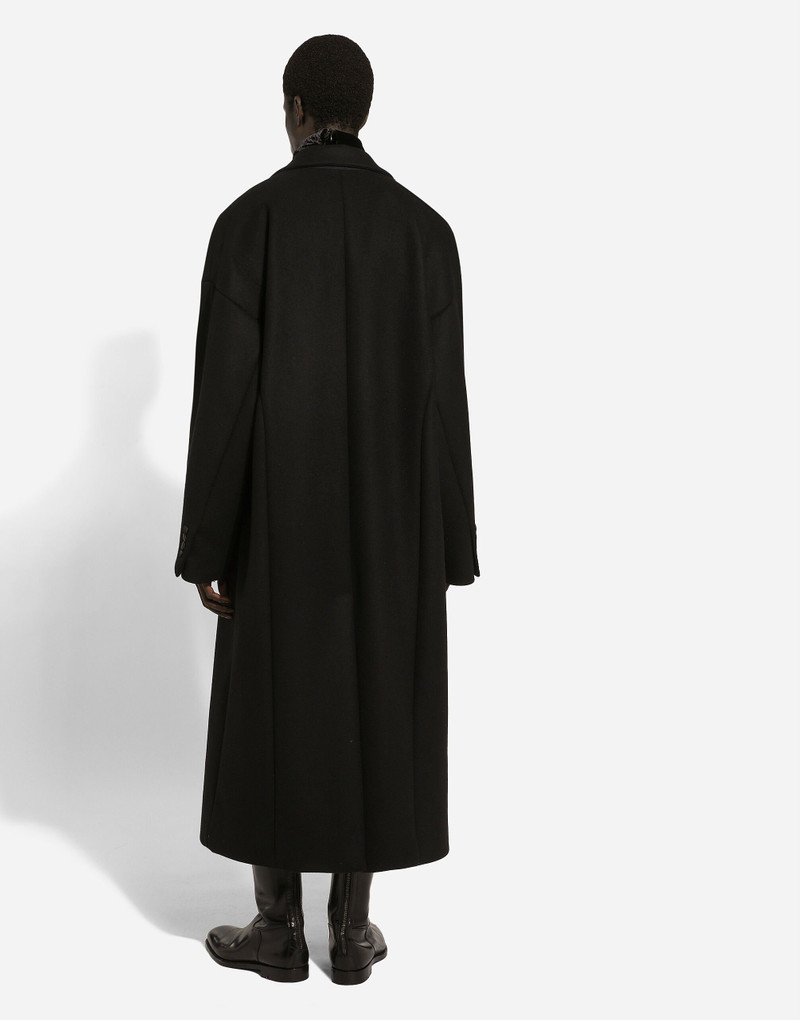 Oversize single-breasted wool coat 3
