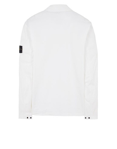 Stone Island 10210 SUPIMA® COTTON TWILL STRETCH-TC WHITE outlook