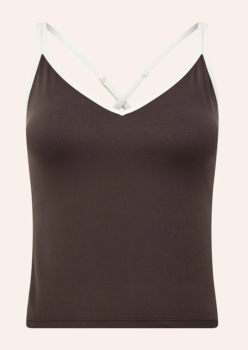 PARAMOUNT TANK IN COFFEE - 1