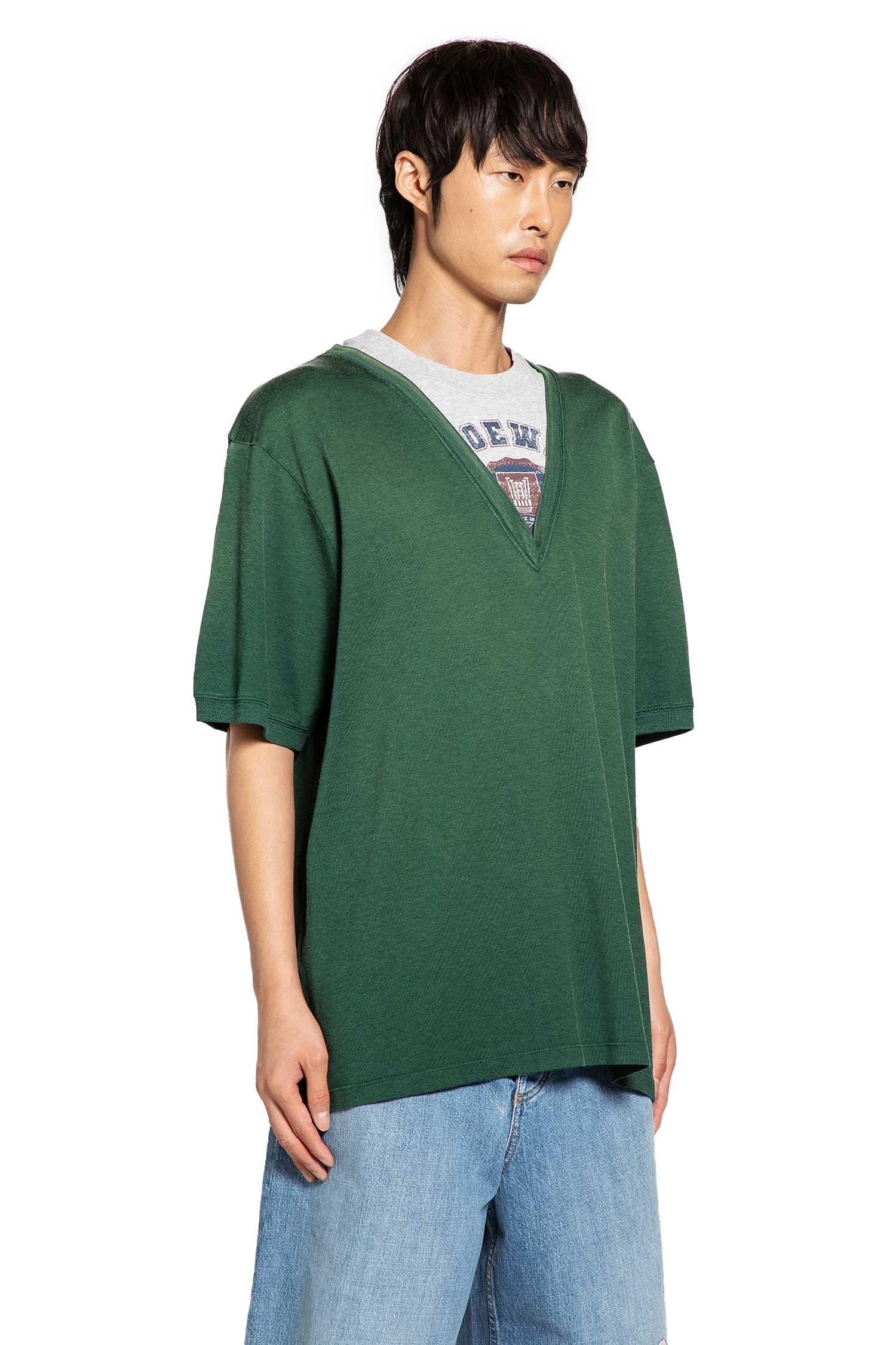 Loose Fit Fluid Cotton T-shirt - 2