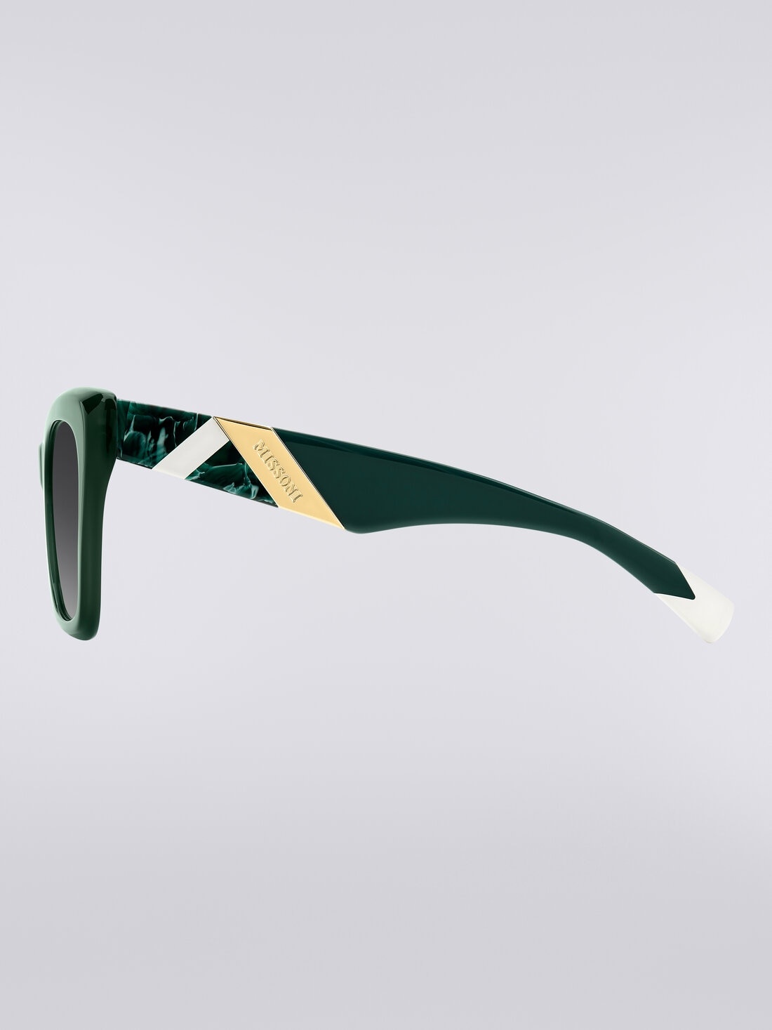 Rectangular acetate sunglasses - 4