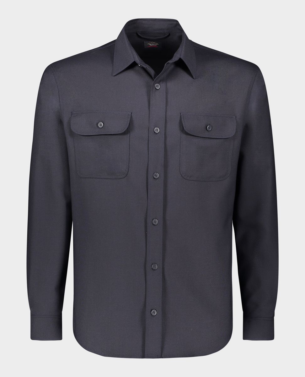 Overshirt with badge - 1