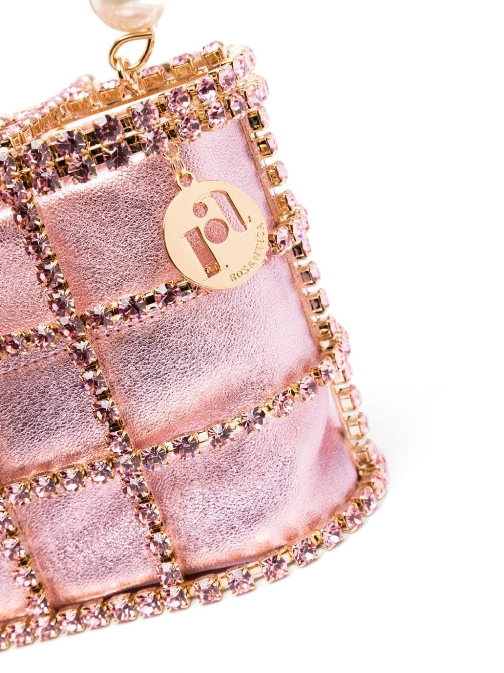 Holli crystal-embellished mini bag - 4
