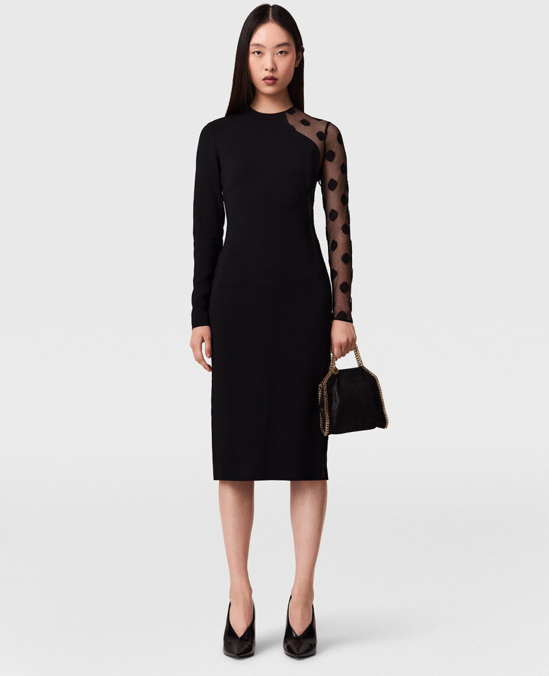 Long-Sleeve Polka Dot Miracle Dress 5