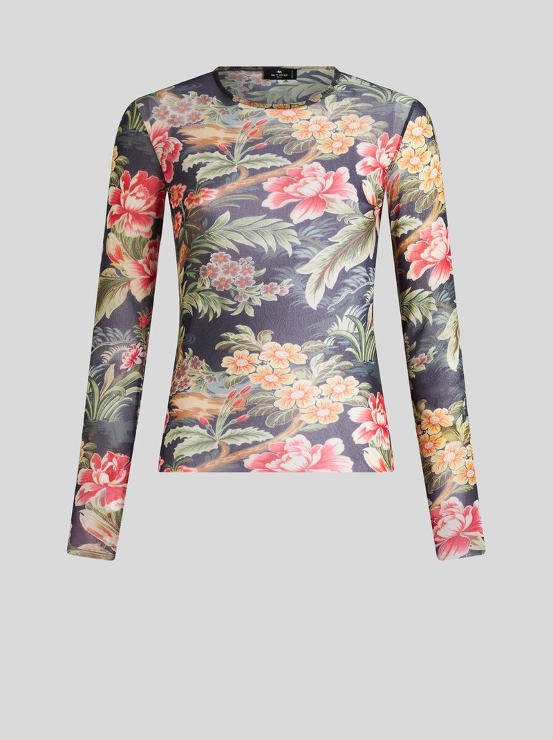 TULLE TOP WITH PRINT 1