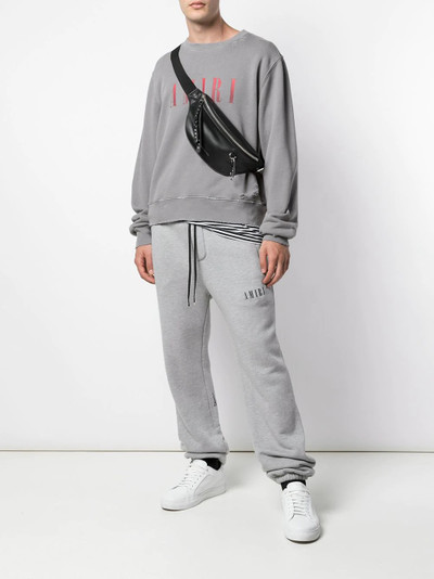 AMIRI contrast logo sweatshirt outlook