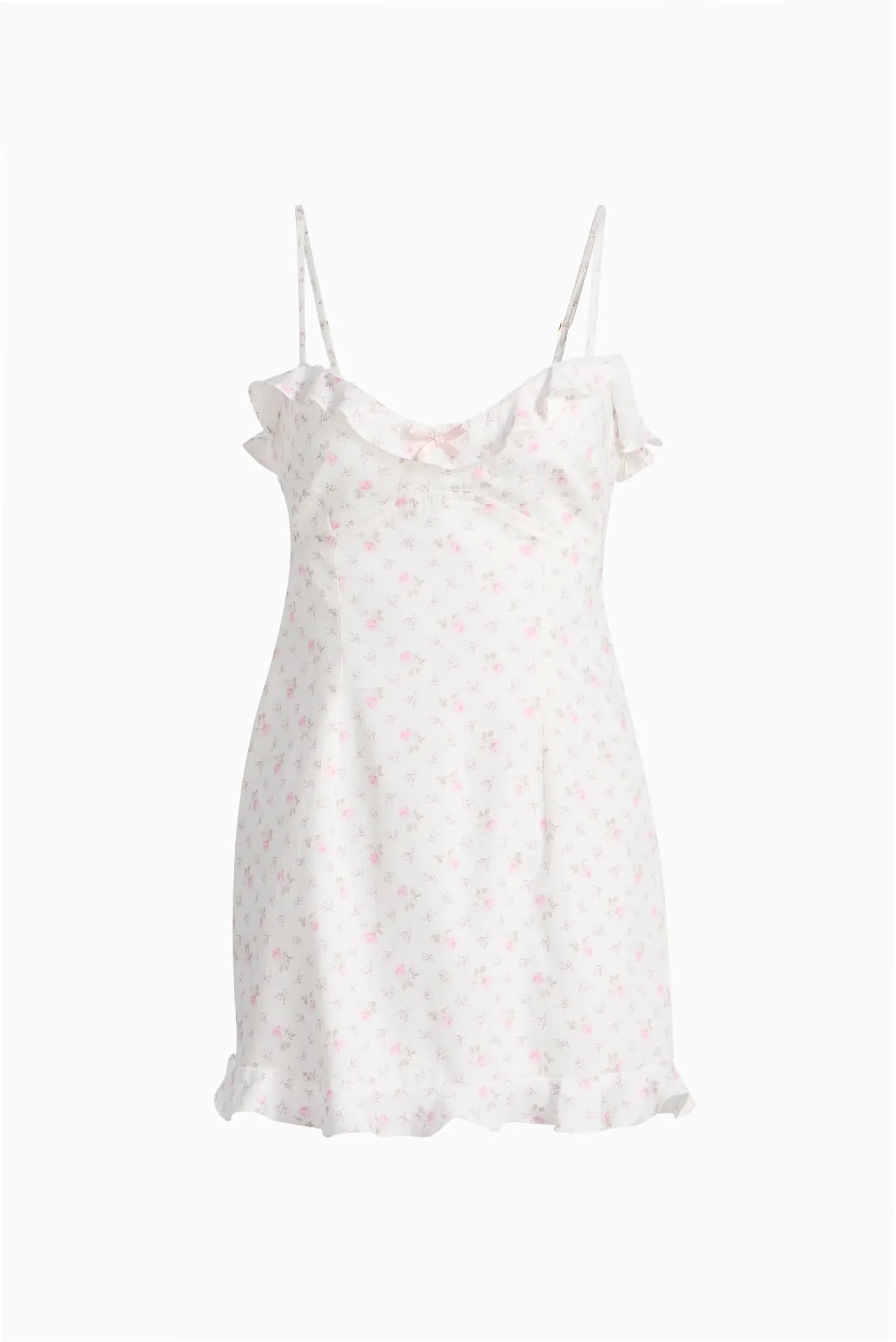 Stephania Floral Cotton Mini Dress - 1