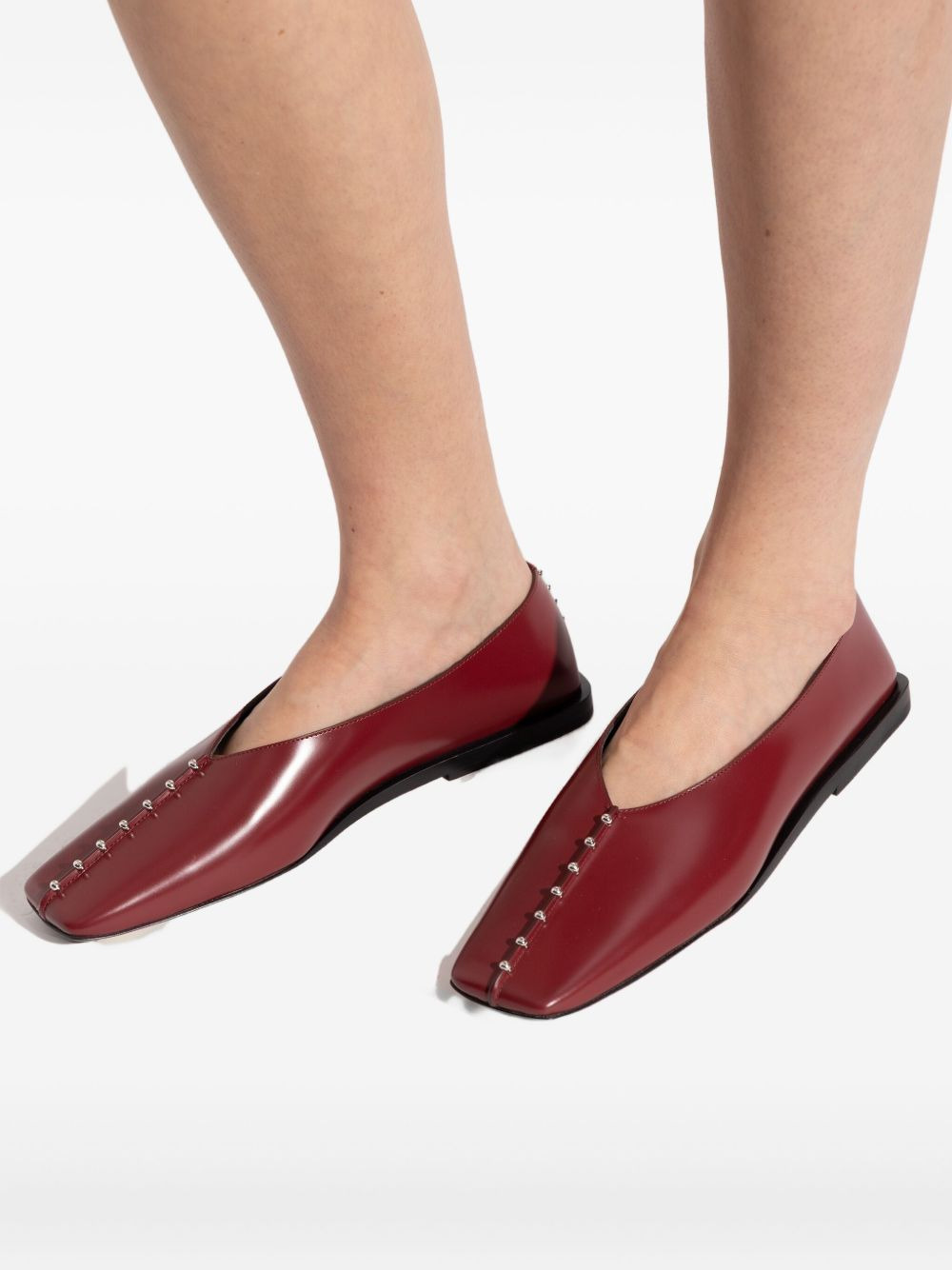 stud-detail ballet flats - 5