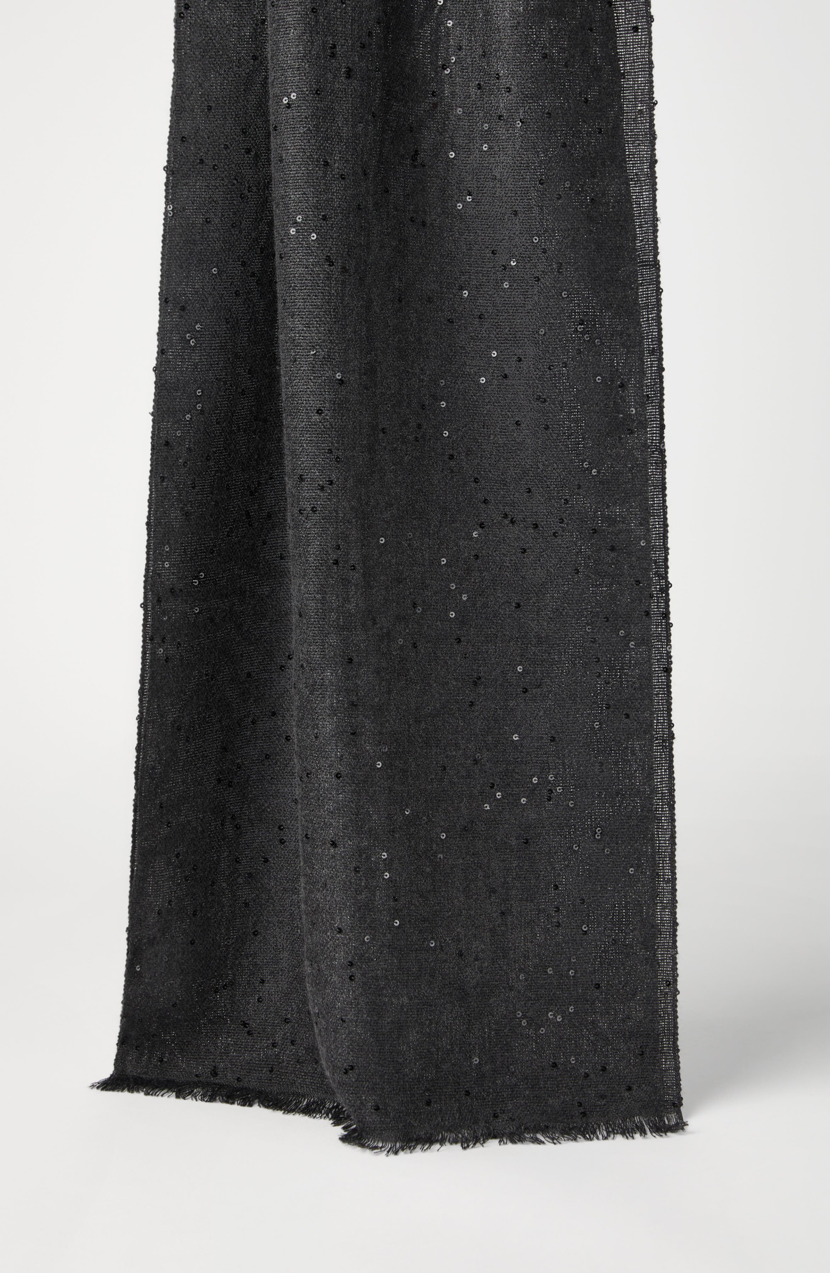 Brunello Cucinelli Cashmere and silk Diamond yarn scarf in Anthracite at Nordstrom - 2