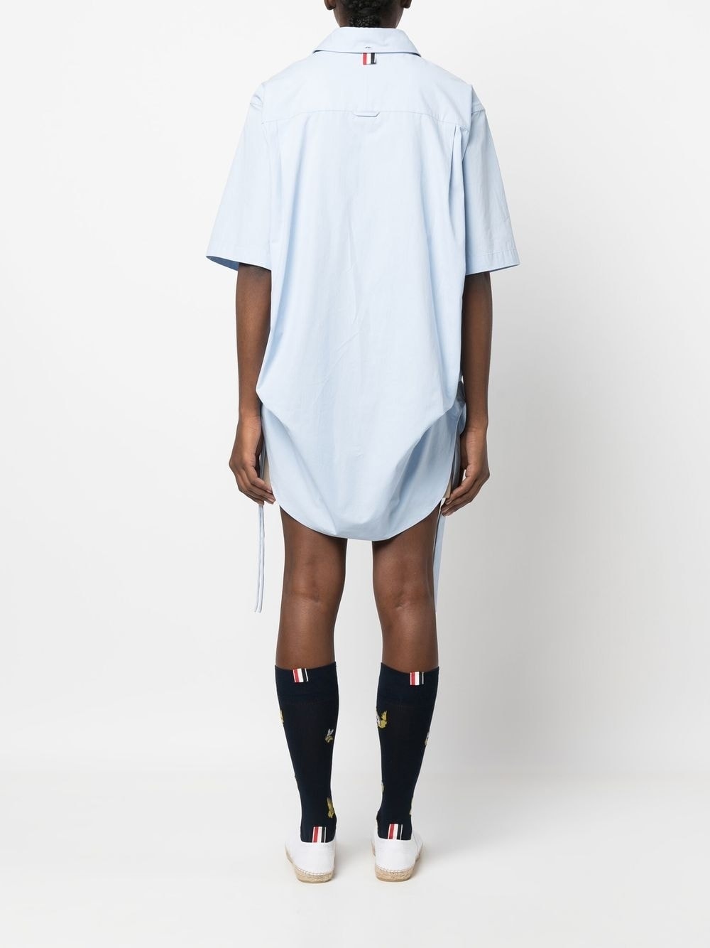 short-sleeve shirt dress - 4