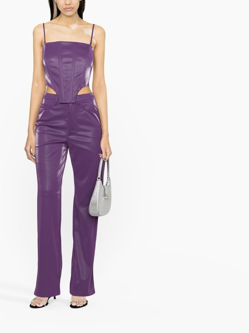 ROTATE high-waist straight-leg trousers outlook