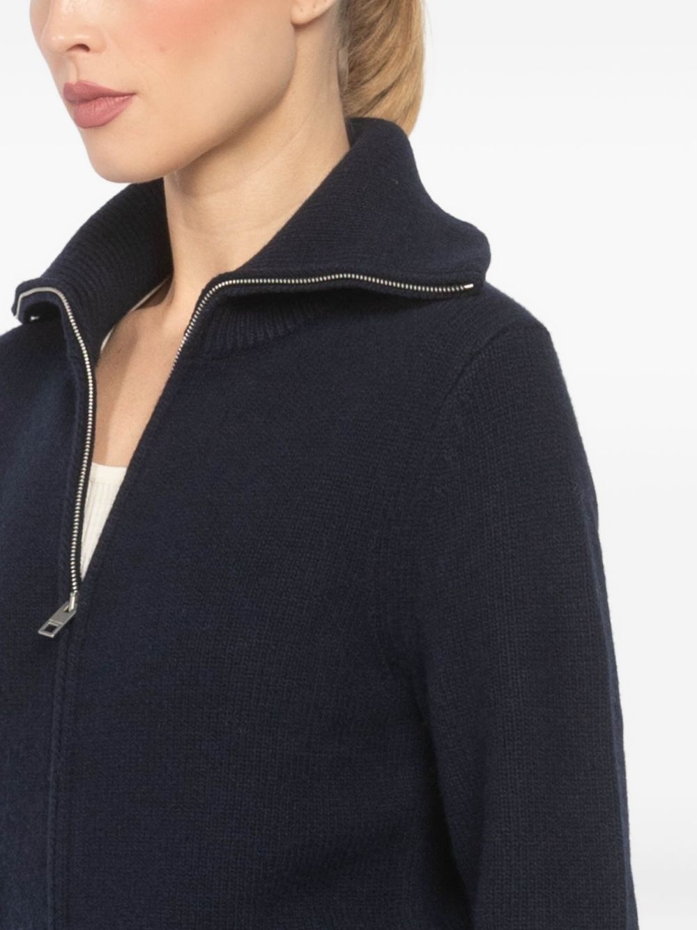 zip-up cardigan - 6