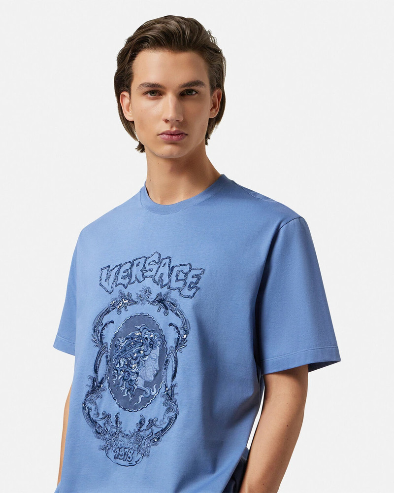 Embroidered Punk Cameo T-Shirt 3
