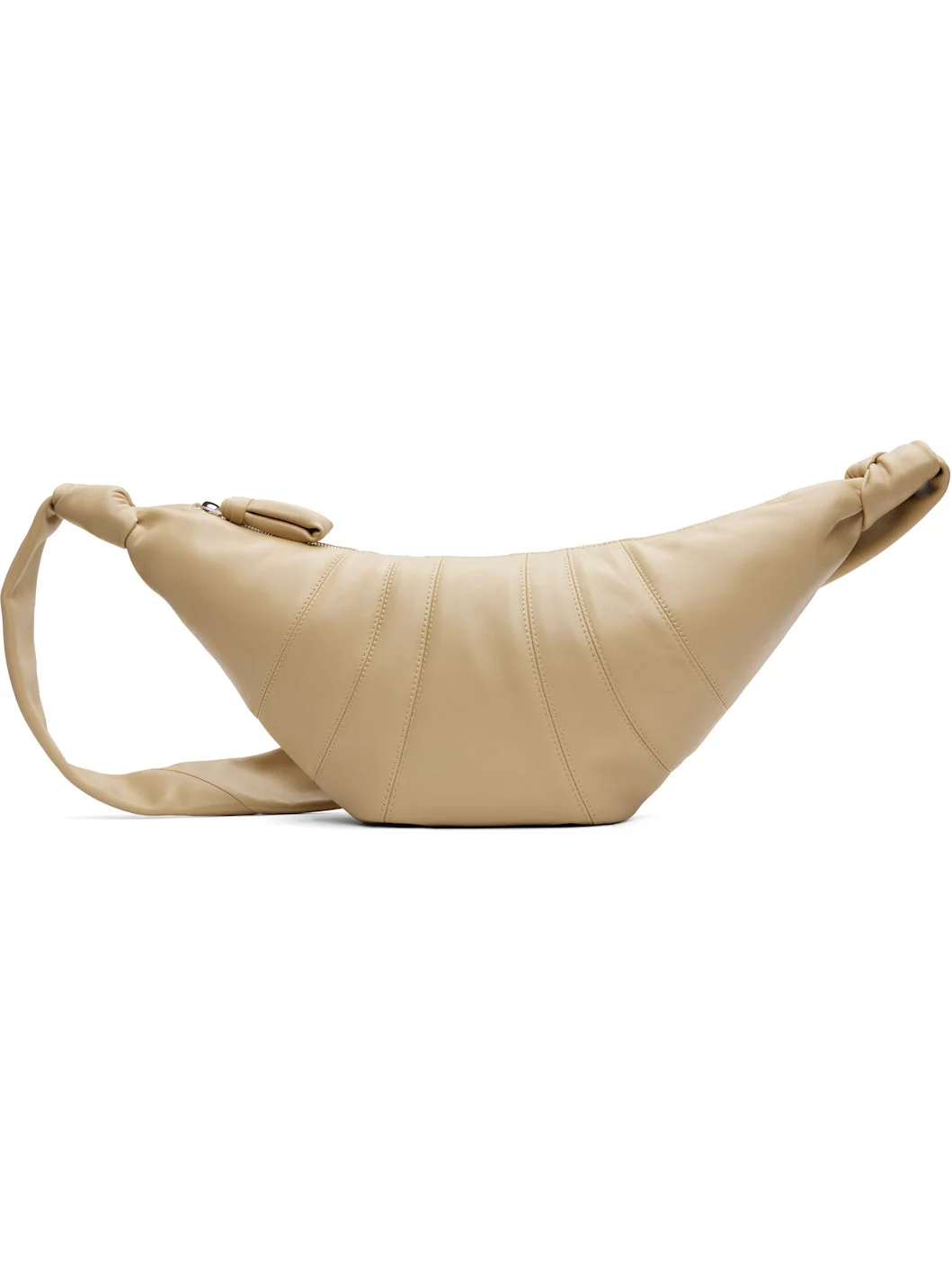 Beige Medium Croissant Bag - 1