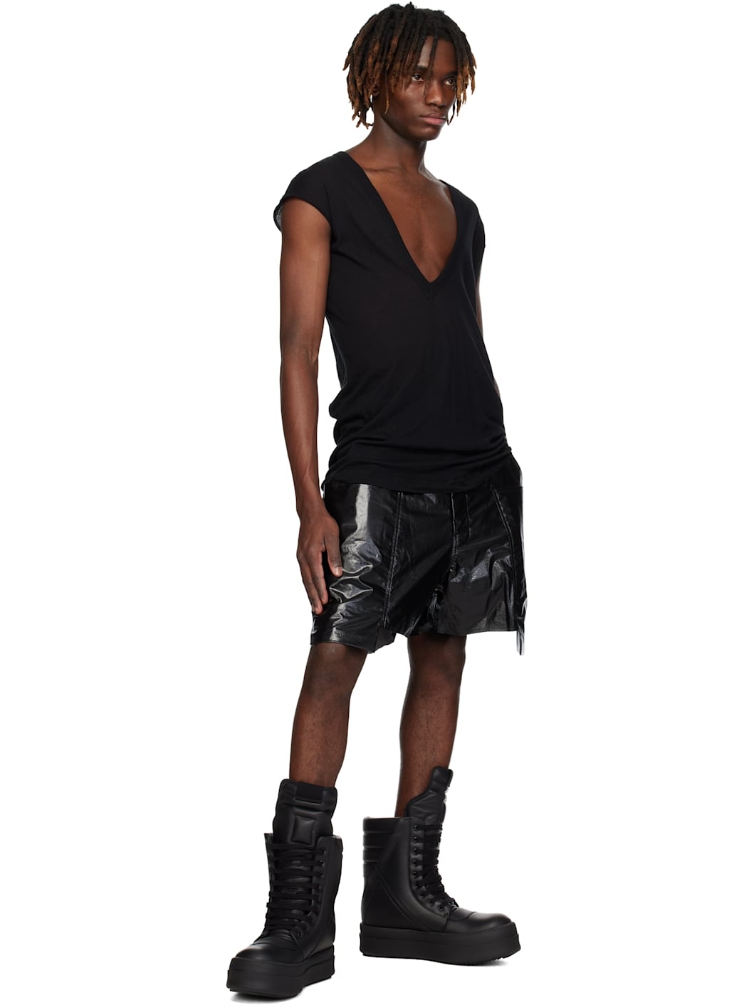 Black Hollywood Mega Geobasket Sneakers - 5