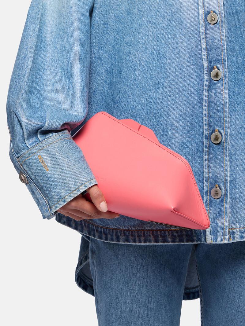 ''8.30 PM'' CORAL OVERSIZED CLUTCH 2