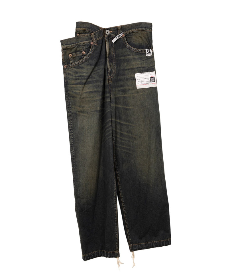 Huge Layered Denim Pants 23
