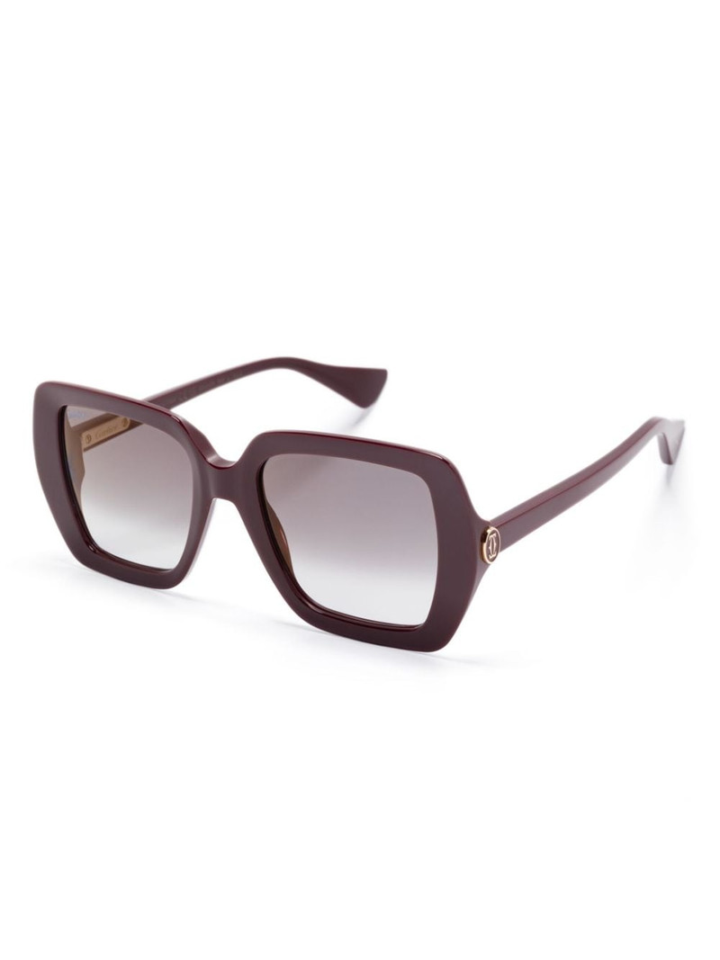 Cartier oversize-frame sunglasses outlook