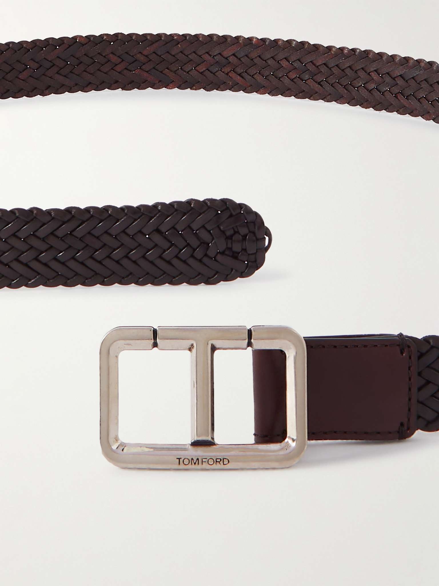 3cm Woven Leather Belt - 2