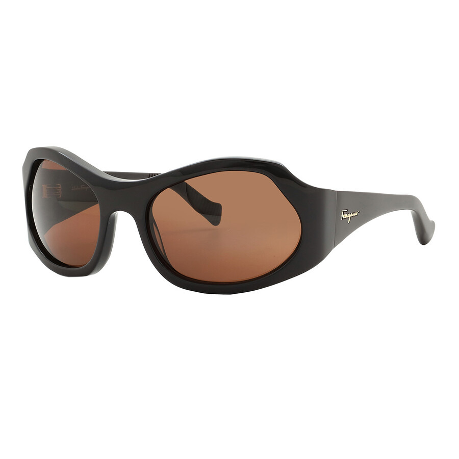 Salvatore Ferragamo Brown Wrap Ladies Sunglasses SF1078S 210 59 - 3