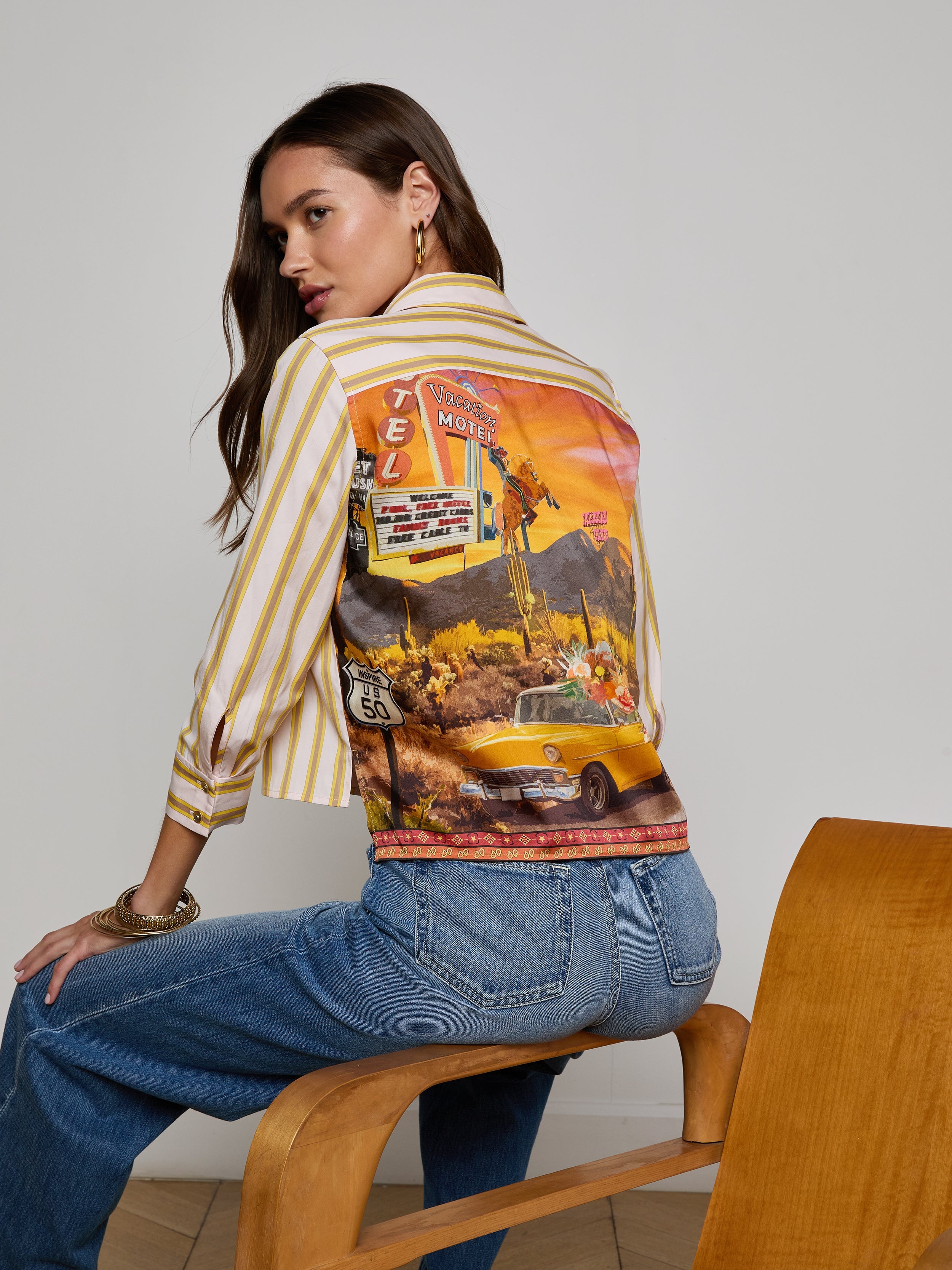 Fawn Desert Print Shirt - 7