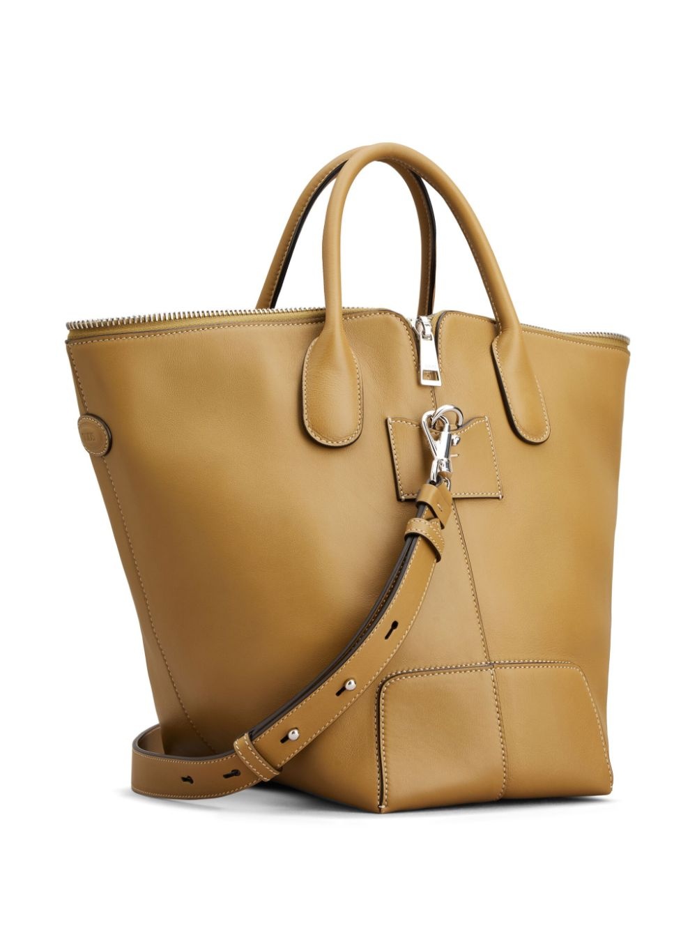 zip-fastening tote bag - 2