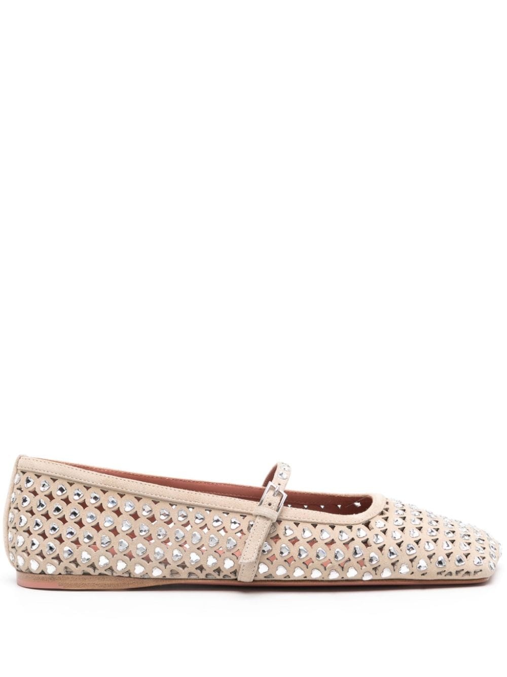 Ane crystal-embellished ballerinas - 1