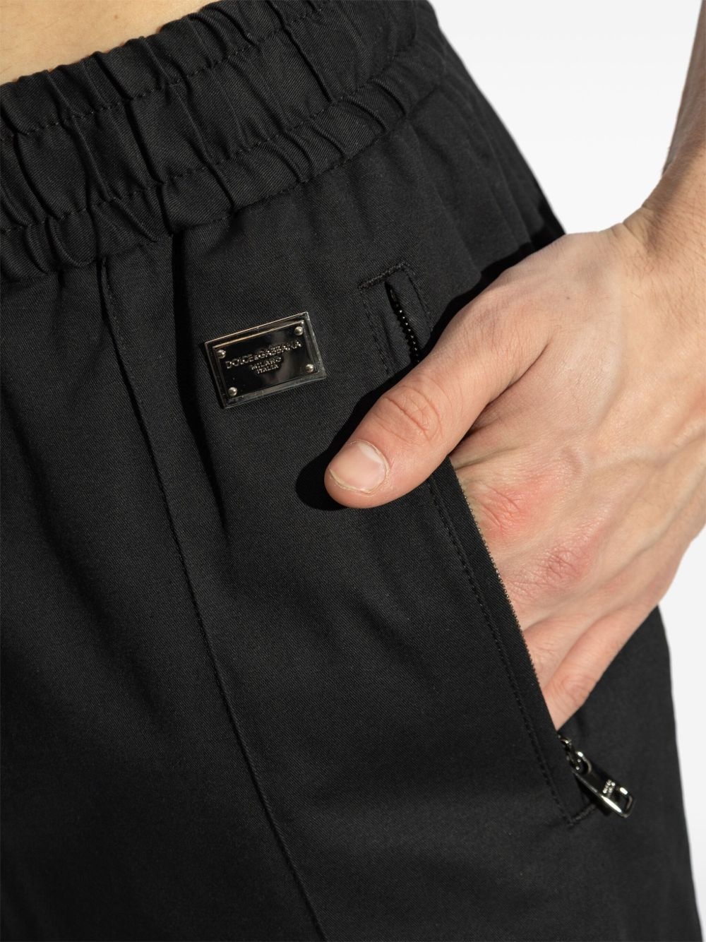 logo-plaque track shorts - 5
