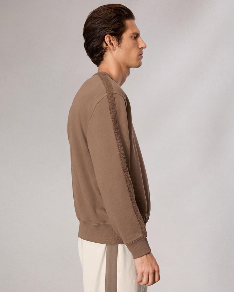 Raw-Edge Cotton Sweatshirt 4