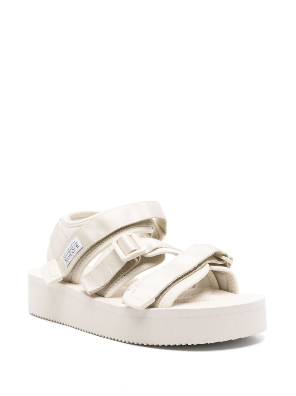 logo-patch touch-strap sandals - 2