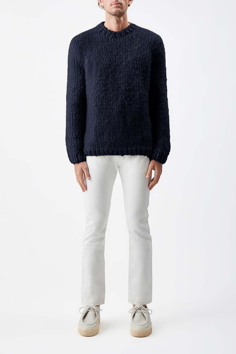 GABRIELA HEARST Lawrence Knit Sweater in Navy Welfat Cashmere outlook