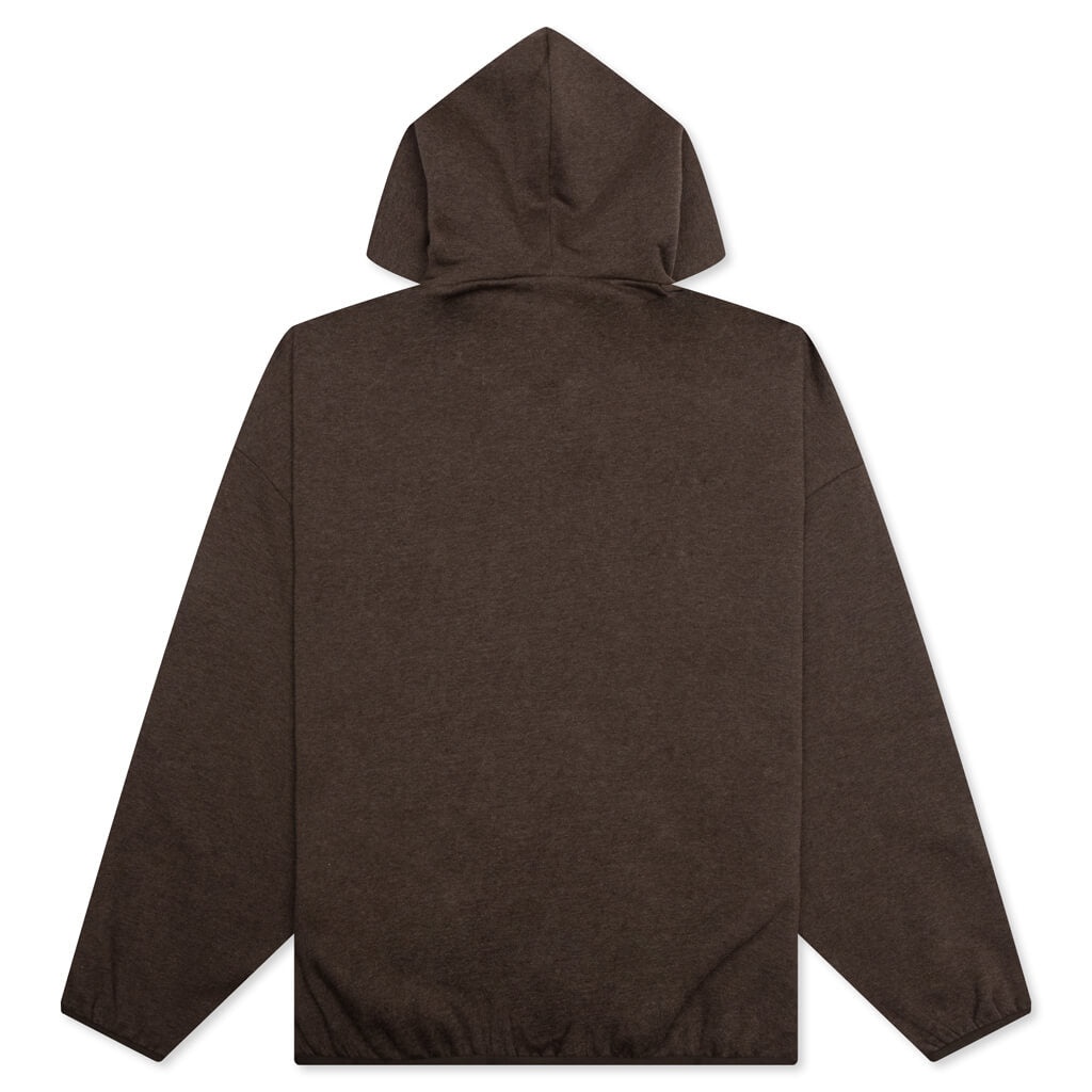 ESSENTIALS HOODIE - HEATHER WOOD - 2