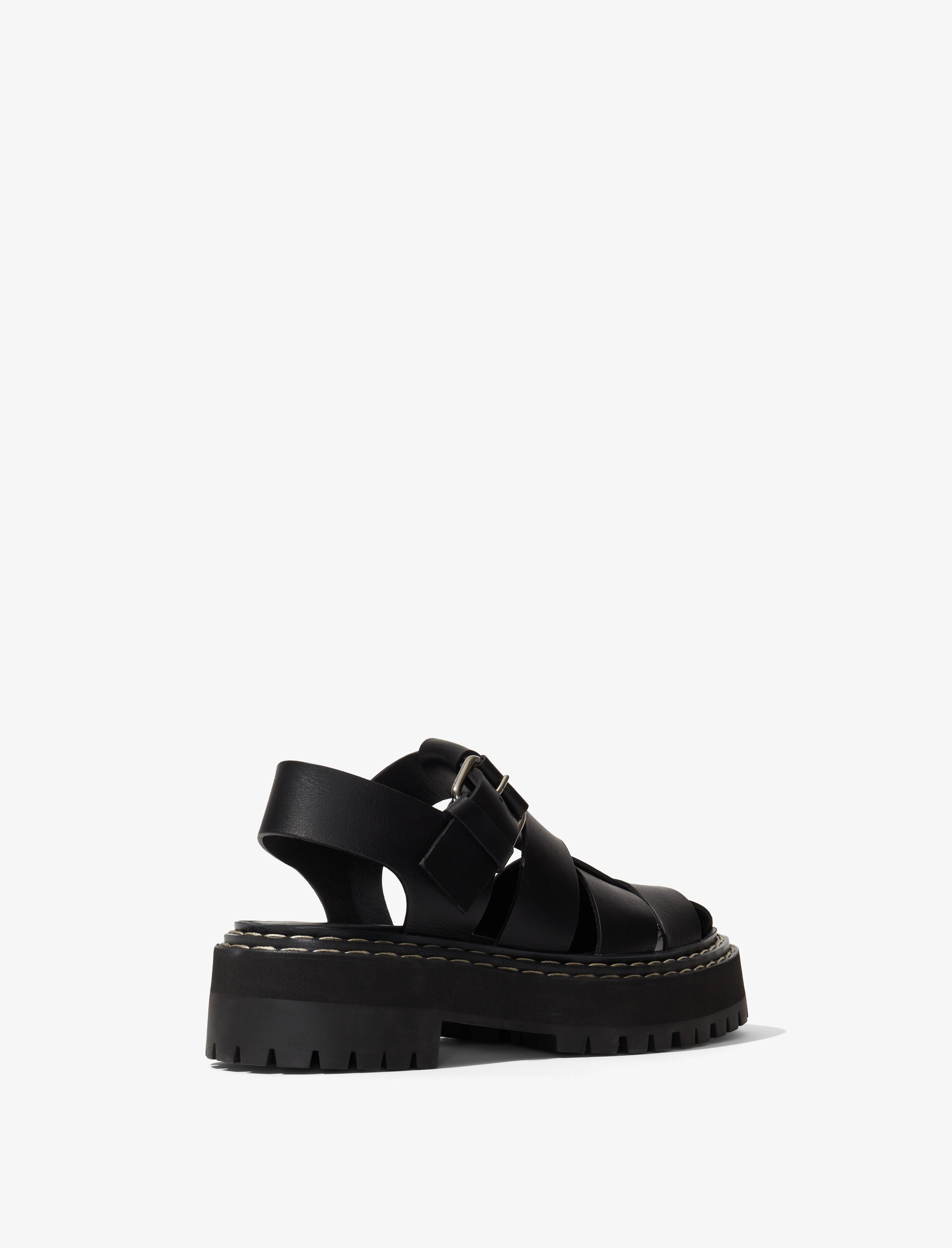 Lug Sole Platform Fisherman Sandals - 3