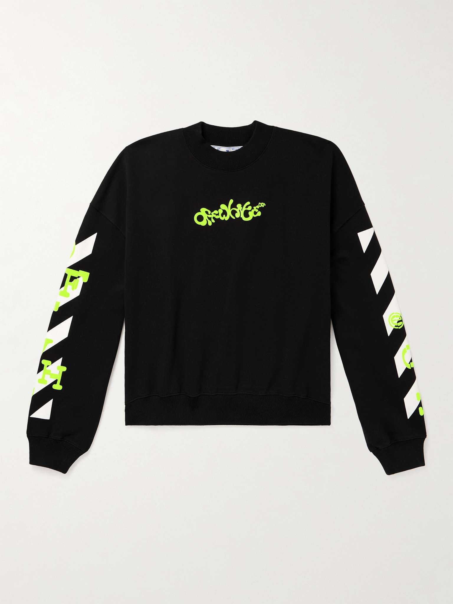 Logo-Print Cotton-Jersey Sweatshirt - 1