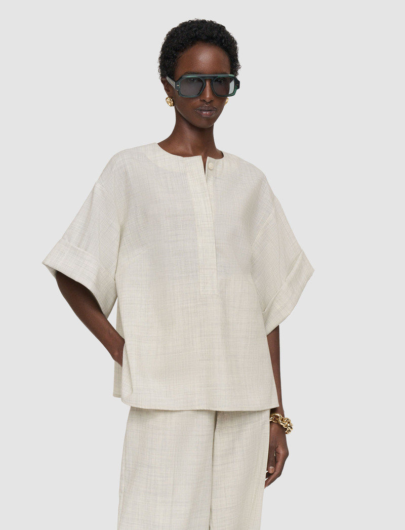 JOSEPH Yani Light Wool Blouse outlook