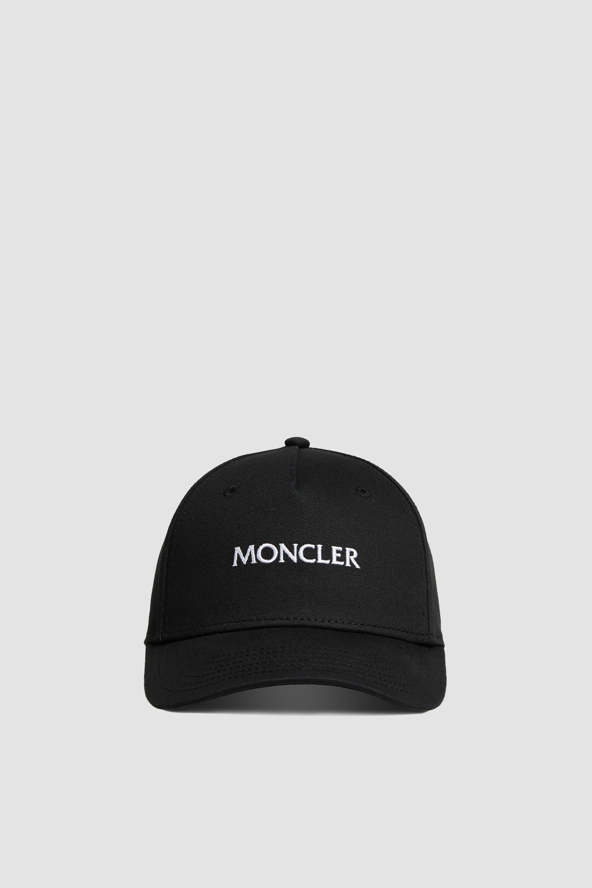 Embroidered Logo Gabardine Baseball Cap - 1