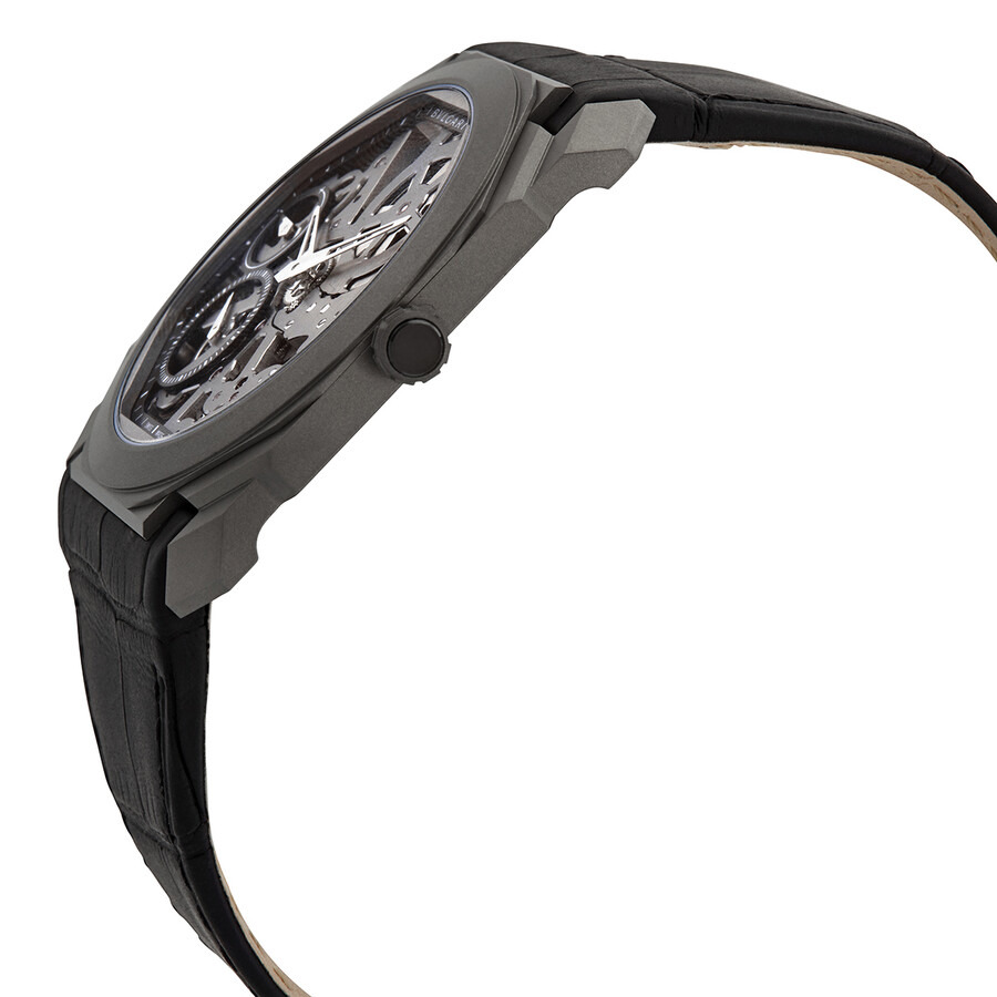 Pre-owned Bvlgari Octo Finissimo Skeleton Dial Men's Watch 102714 - 2