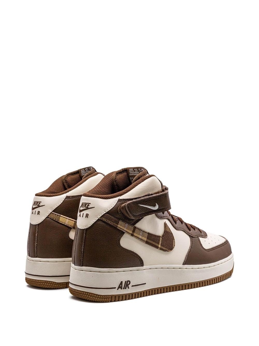 Air Force 1 Mid "Brown Plaid" sneakers - 3