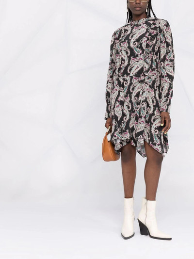 Isabel Marant paisley-print silk dress outlook