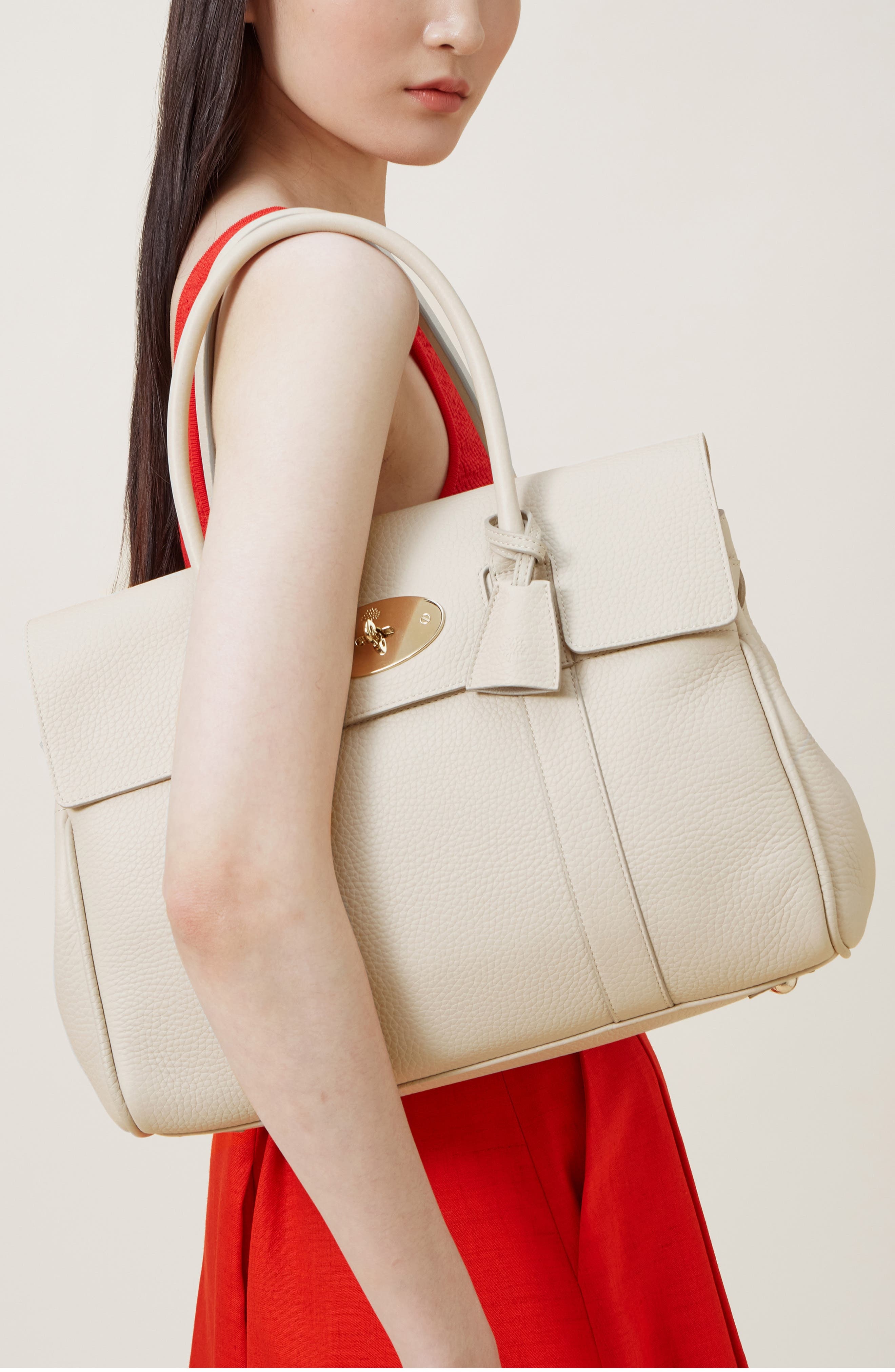 Bayswater Grained Leather Satchel - 3