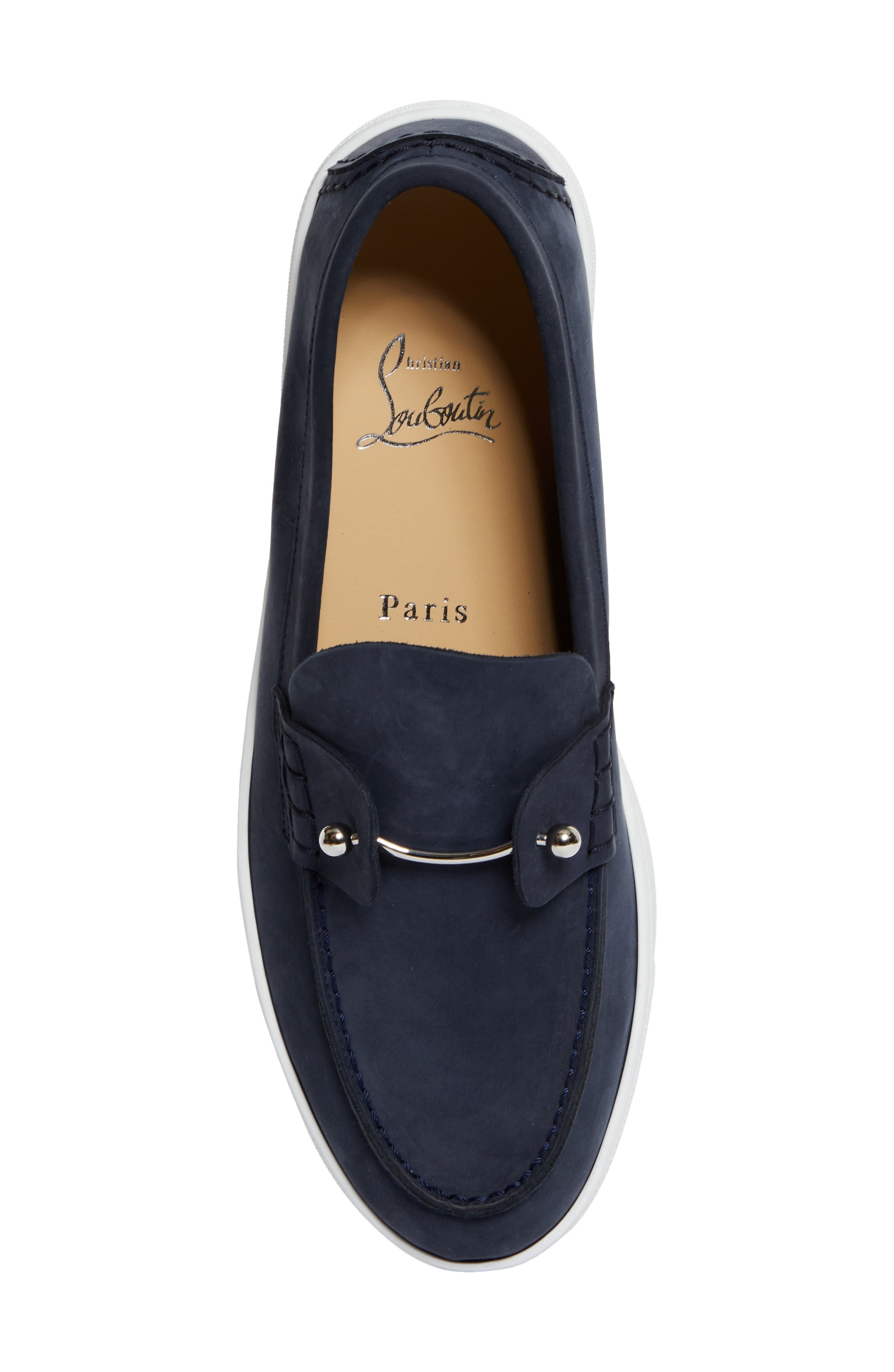 Christian Louboutin Chambeliboat Donna Boat Shoe in Marine at Nordstrom - 5