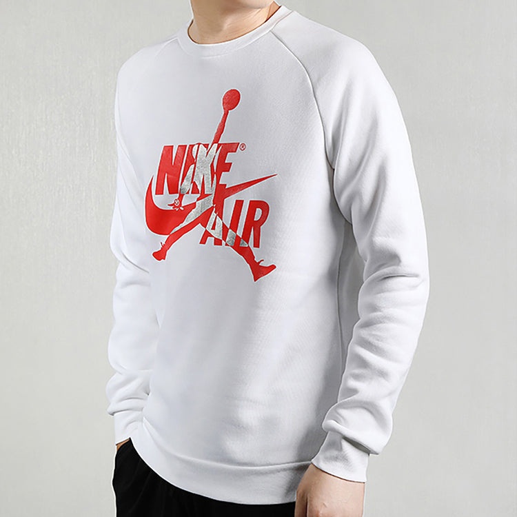 Men's Jordan Large Logo Printing White BV6007-100 - 3