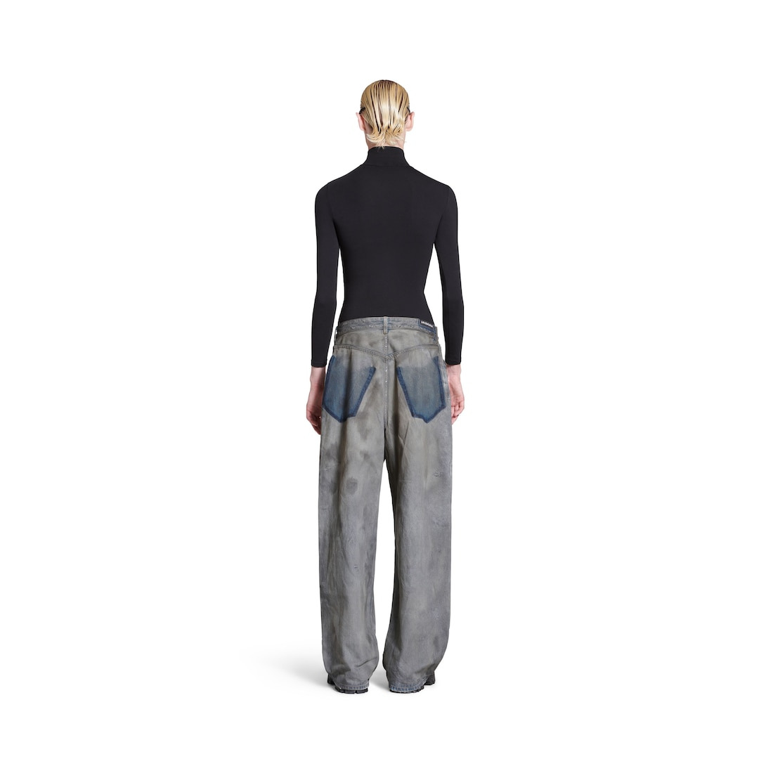 Bootcut Pants in Blue - 4