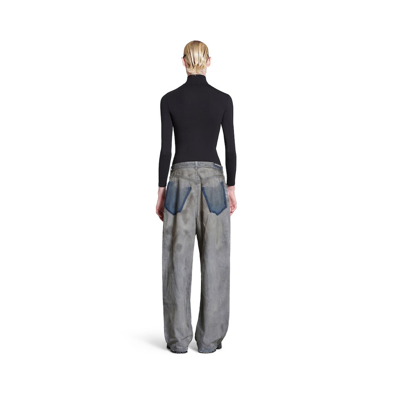Bootcut Pants in Blue 4