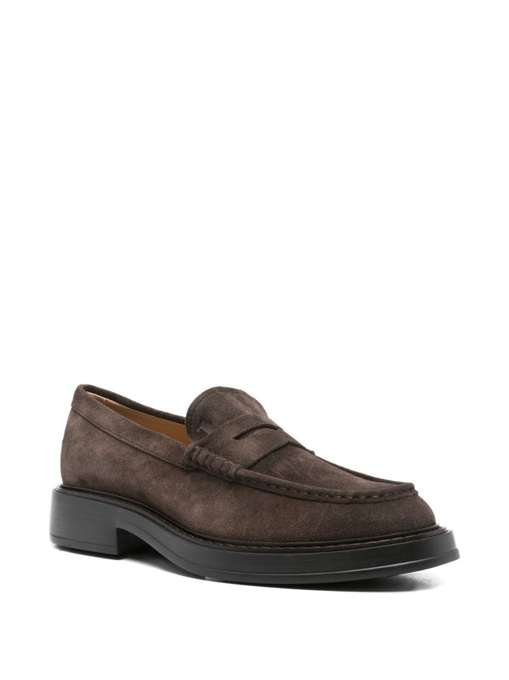 suede penny loafers - 2