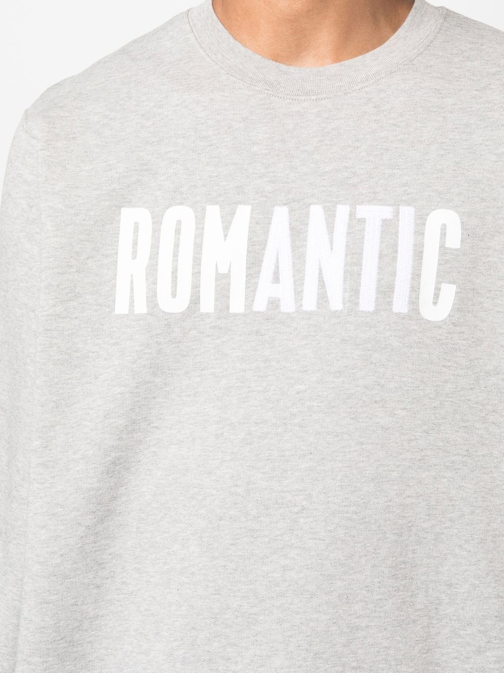 Romantic slogan-print sweatshirt - 5