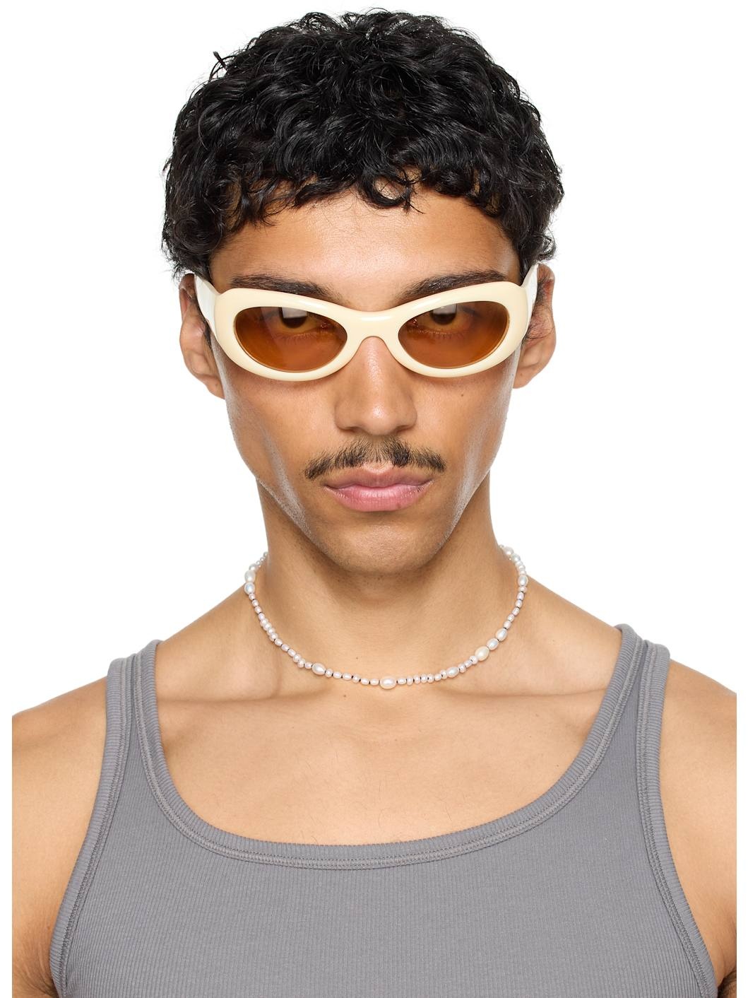 SSENSE Exclusive Beige Khilna Sunglasses - 4