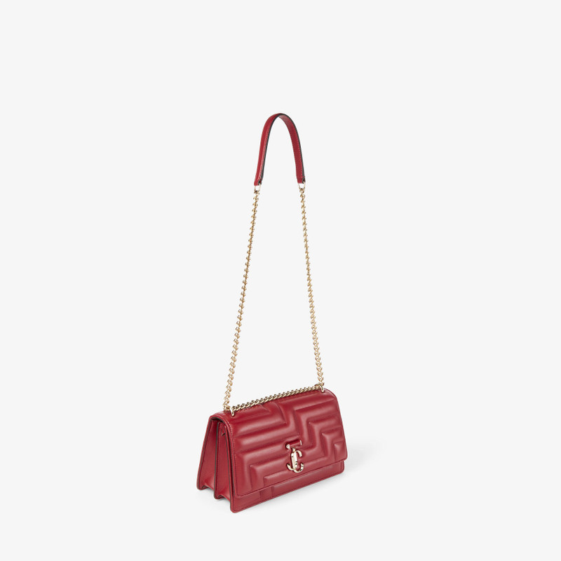 Avenue Shoulder
Cranberry Avenue Nappa Leather Shoulder Bag with JC Emblem 6