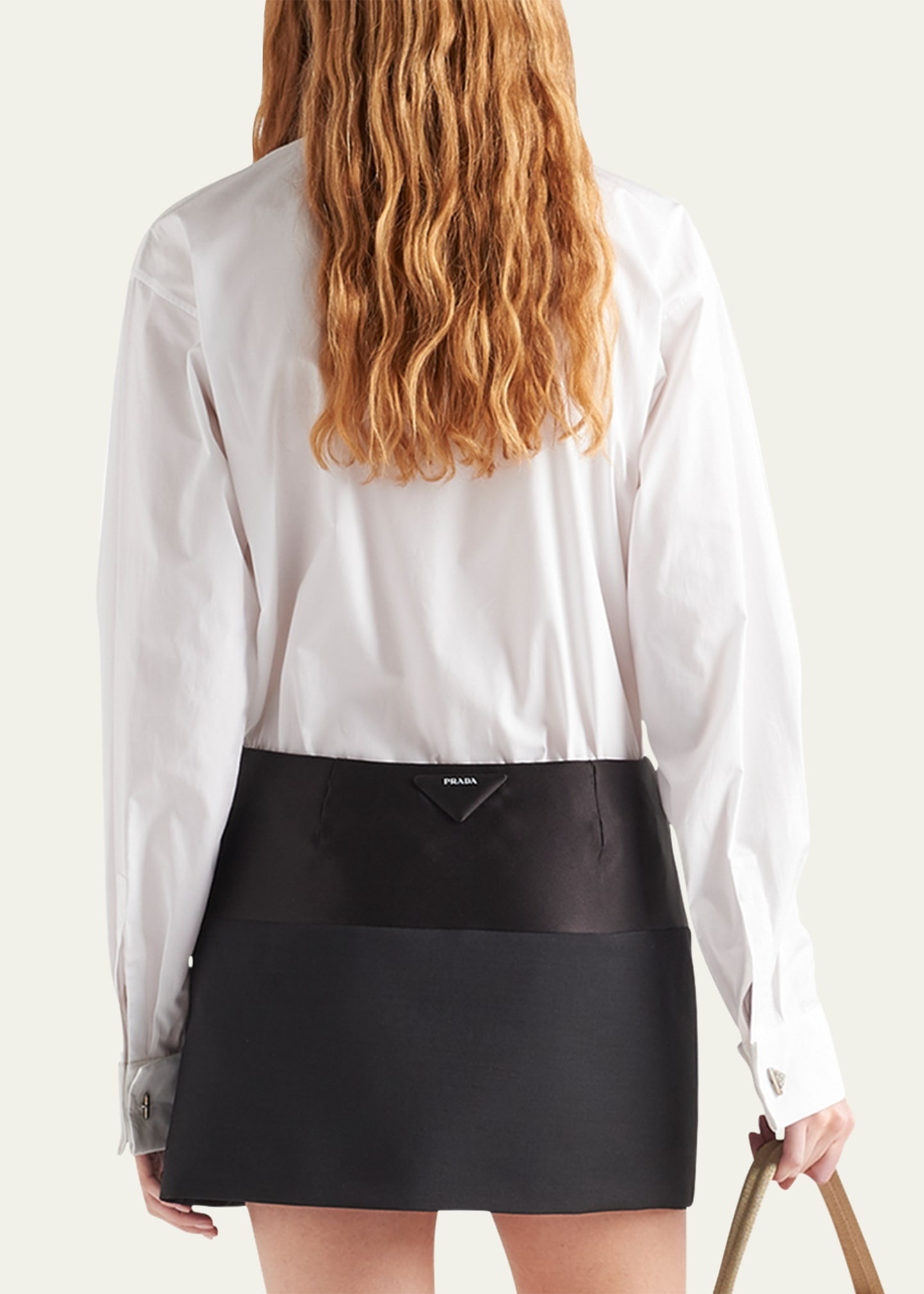 Poplin ave Cufflink Blouse - 3