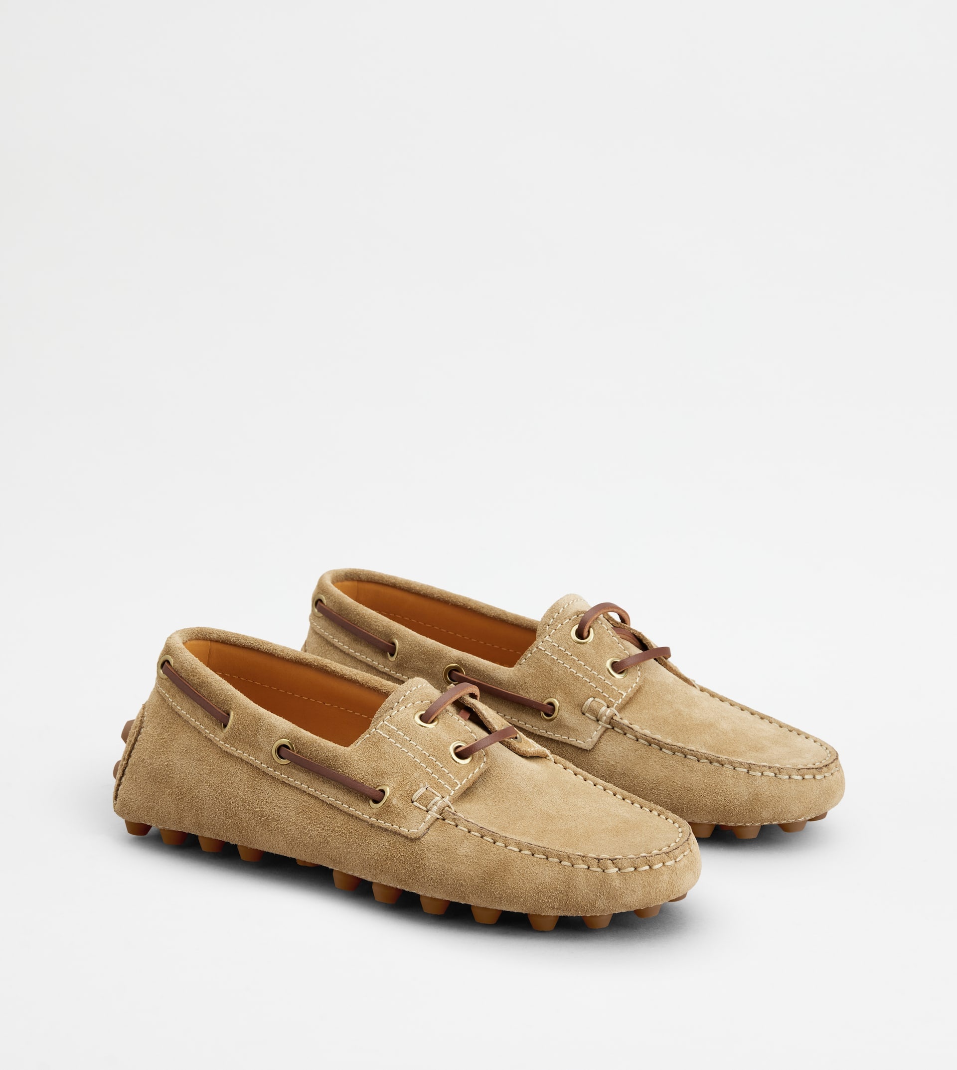 BOAT GOMMINO BUBBLE IN SUEDE - BEIGE - 3